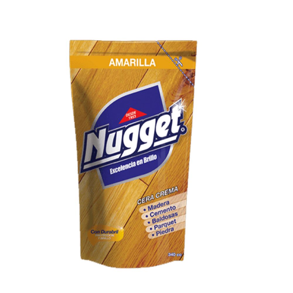Cera en crema Nugget 340cc Amarilla