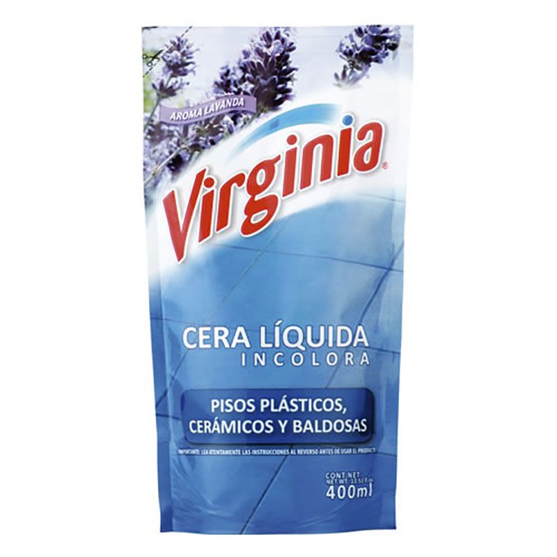 Cera Líquida Virginia Incolora Lavanda 400 ml