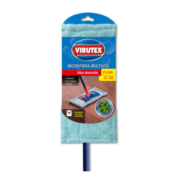 Mopa Plana Virutex Microfibra Clásica 35 cm