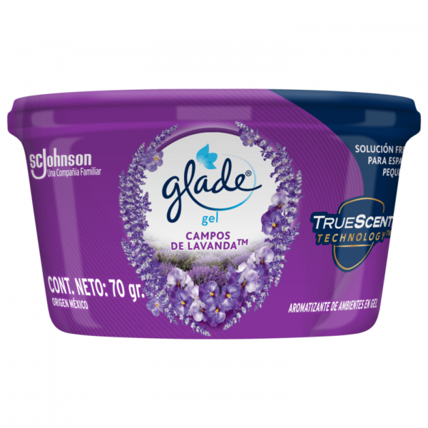 Desodorante Ambiental Glade Lata Gel Campos de Lavanda 70 g