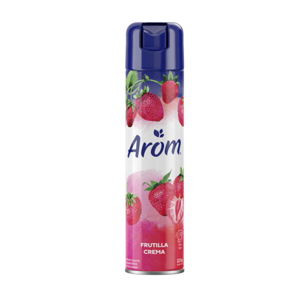 Desodorante Ambiental Arom Aerosol Frutilla Crema 225 g