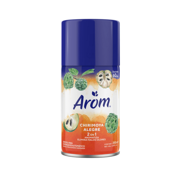 Repuesto Desodorante Ambiental Arom Automático Chirimoya Alegre 250 ml Repuesto Desodorante Ambiental Arom Automático Chirimoya Alegre 250 ml