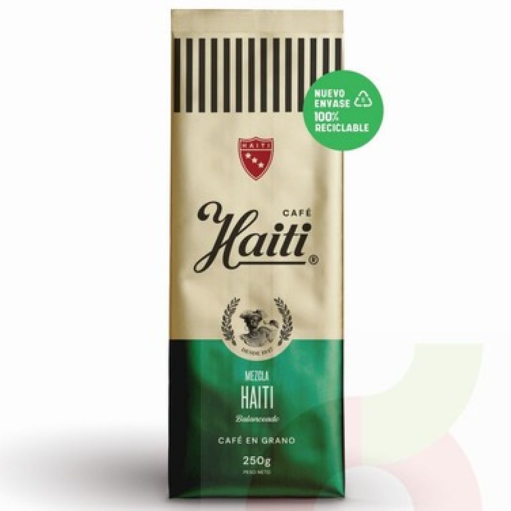 Café Grano Molido Haití Mezcla Verde 250 g